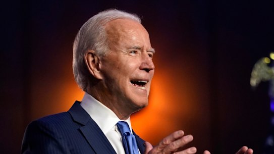 Joe Biden on Friday night. 