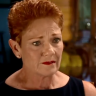 'Sick of it': Pauline Hanson breaks down in tears on A Current Affair