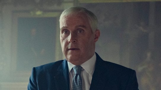 “That all went very well”, Prince Andrew (Rufus Sewell) remarks to Emily Maitlis (Gillian Anderson) after the Newsnight interview that ultimately ended the prince’s public life.