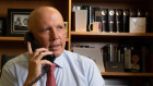 Peter Dutton, working the phones.