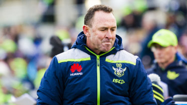 Ricky Stuart has steered the Raiders into the top four this season.