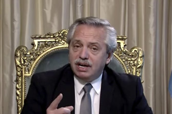 Alberto Fernández, President of Argentina.