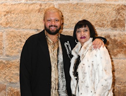 Faraz “Fuzz” Ali and his mother Dr Nur Bano Ali in Sydney.