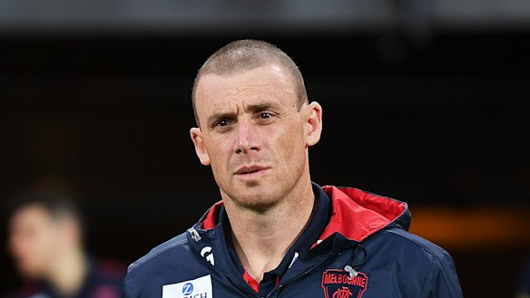 Melbourne coach Simon Goodwin.