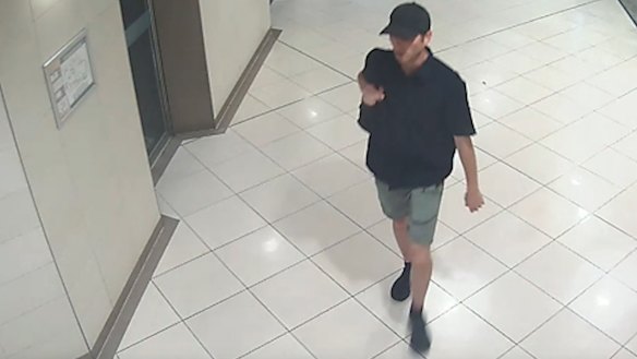 Police released this photo of the man they’d like to speak to over the incident.