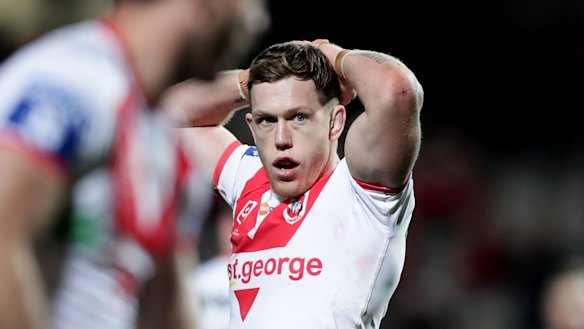 Cameron McInnes has played his last game for the Dragons after an ACL rupture.