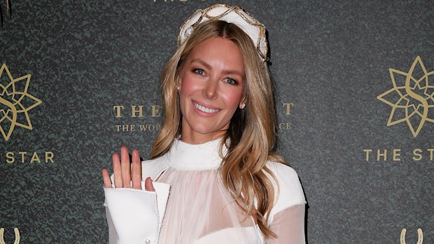 Jennifer Hawkins at The Star's ballroom at the Everest.