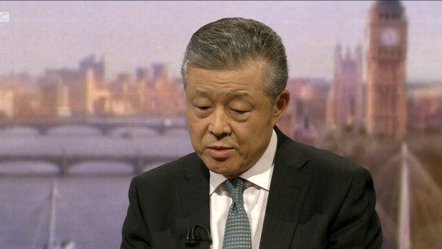 China's ambassador to the UK Liu Xiaoming.