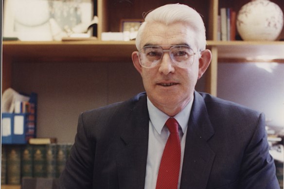 John Kerin as treasurer in 1991. He held the post for just a few months, during which the RBA asked him to help prop up the economy.