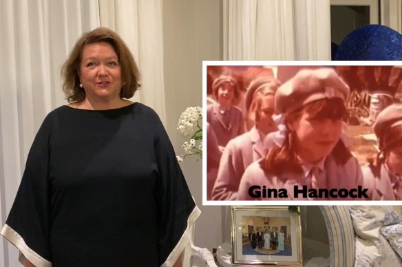 Gina Rinehart’s video for St Hilda’s Anglican School.