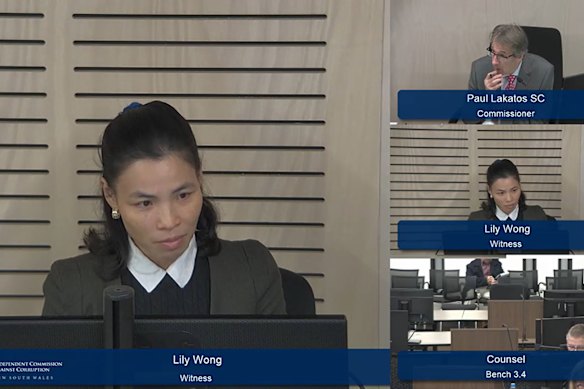 Lily Wong, who appeared at the ICAC on Monday, was hired by former School’s Infrastructure chief executive Anthony Manning to manage procurement at the agency.