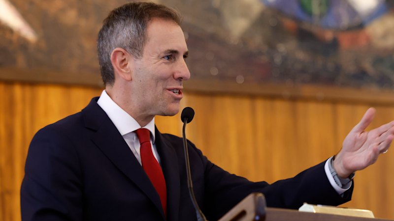 Chalmers’ long-range claims are framed around Labor’s near-term agenda for 2028