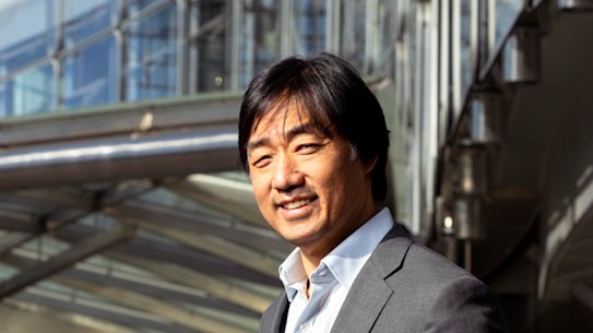 Bally’s Corporation chairman Soo Kim outside the Star Casino in Sydney.