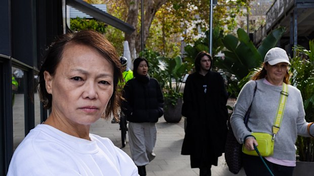 Lady Chu owner Nahji Chu was approached by City of Sydney Council rangers regarding the position of four pot plants outside her restaurant.