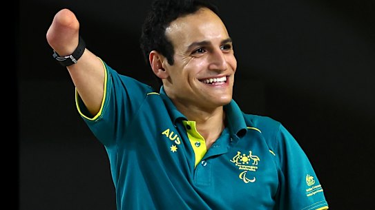 Ahmed Kelly is a four-time Paralympian.