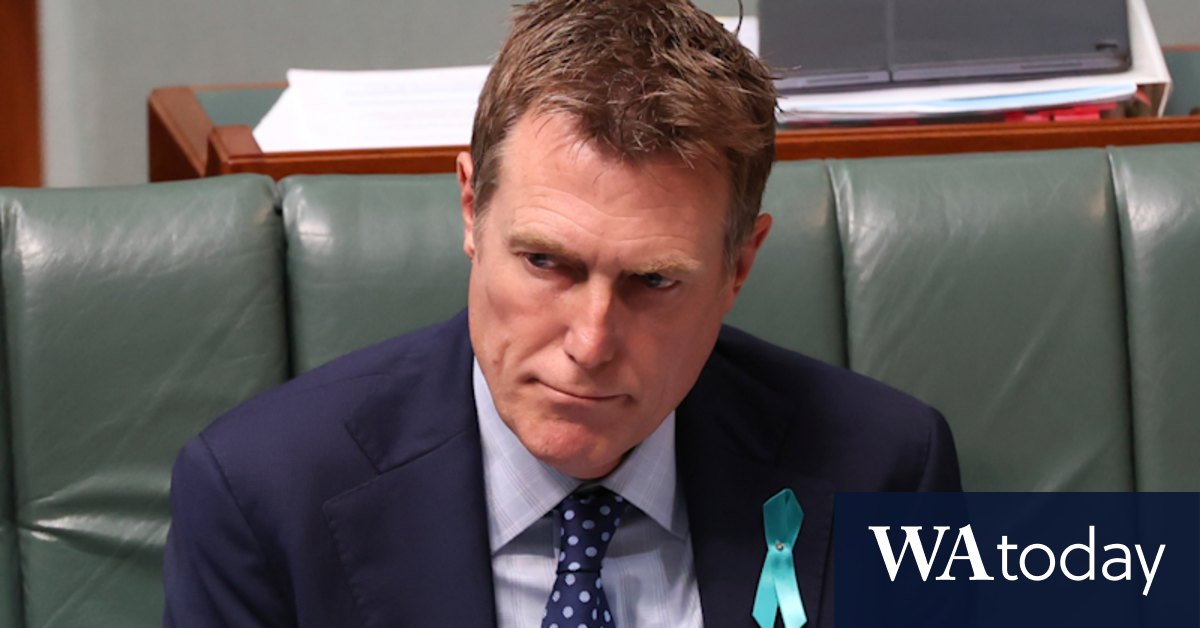 Christian Porter's Pearce seat may be abolished - Vimarsana News