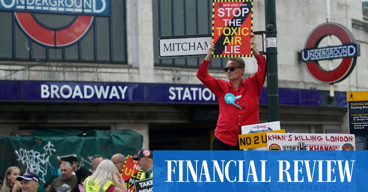 London's Ultra Low Emission Zone charge on older vehicles sparks protests against mayor Sadiq Khan, stirs political passions - Vimarsana News