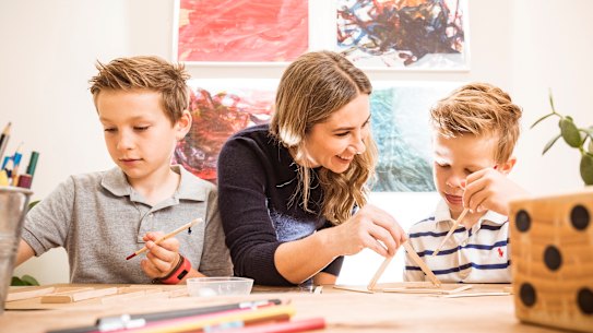 Alina McGrath has already started to think about how she will entertain her boys, Luke, 8 and Joshua, 6, if they have to self-isolate at home. 