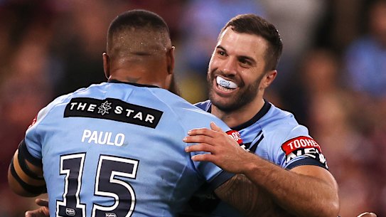 James Tedesco and Junior Paulo.