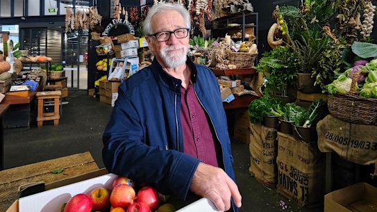 Neil Mitchell at Prahran Market on Monday May 18, 2021.