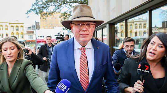 Gareth Ward leaves court after the guilty verdicts ahead of a detention application by prosecutors next week.