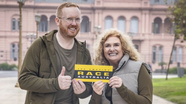 Luke McGregor had to do a ‘sexy dance’ on The Amazing Race – with his mum