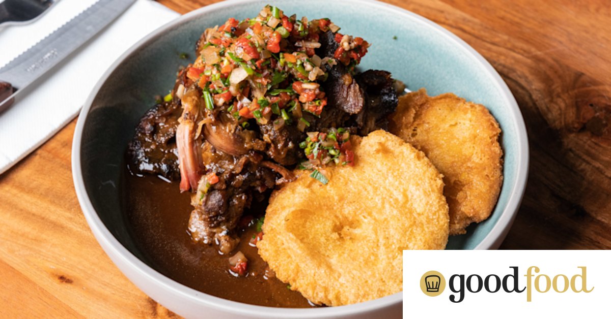 Slow-cooked meats star at this barbecue joint where southern and South American cuisines collide