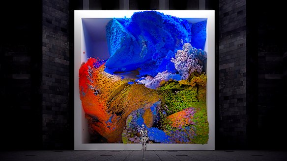 Refik Anadol Quantum Memories 2020 (render)