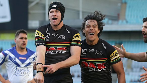 Matt Burton and Jarome Luai.