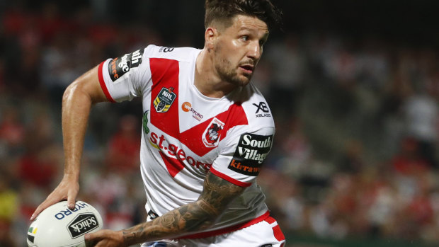 Homecoming: Dragons import Gareth Widdop will trade the NRL for the Super League next year.
