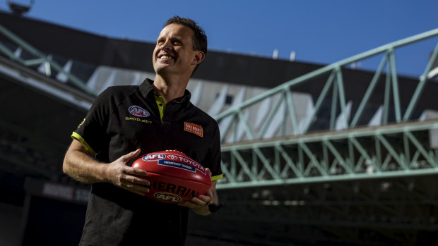 Shane McInerney broke the AFL umpiring games record last weekend, but the game is short of umpires.