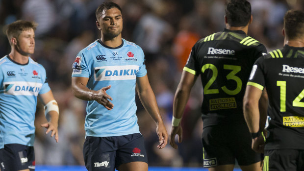 One that got away: Brookvale Oval was packed but the Waratahs came up empty.