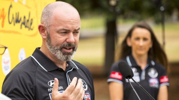 Formidable: Carlton AFLW coach Daniel Harford was full of praise for North Melbourne after the Blues' round one loss.