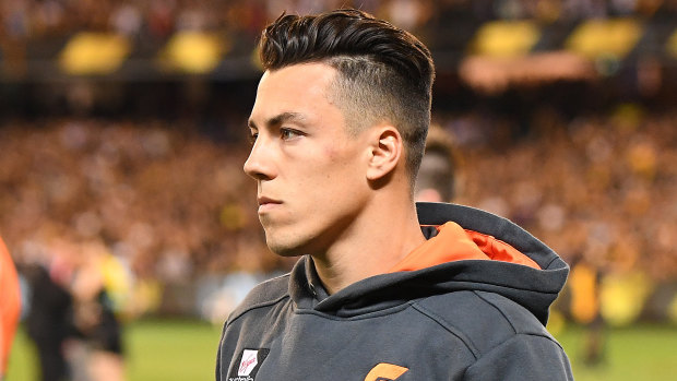 Giant no more: It was done late but Dylan Shiel has gone to the Bombers.