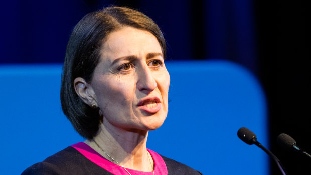 Premier Gladys Berejiklian has made billions of dollars in promises in health, education and transport in launching her campaign in Penrith.