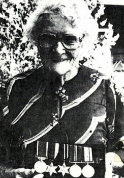 Ruby Boye-Jones was made an honorary third officer in the Women’s Royal Australian Naval Service.