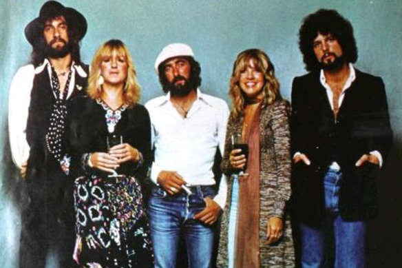 Fleetwood Mac in 1977, when they recorded their 39-minute classic Rumours.