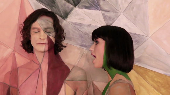 Gotye and Kimbra in the film clip for 2011’s Somebody That I Used to Know. 