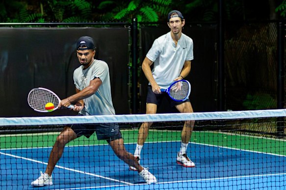 Typti players in action. 