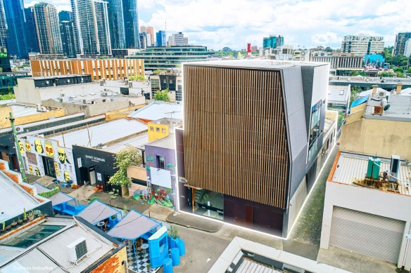 21 Yarra Place in South Melbourne was designed by Hayball Architects.