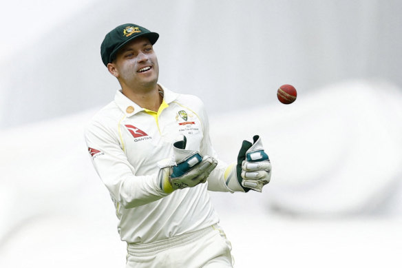Australian wicketkeeper Alex Carey was in the eye of the storm over Jonny Bairstow's collapse.