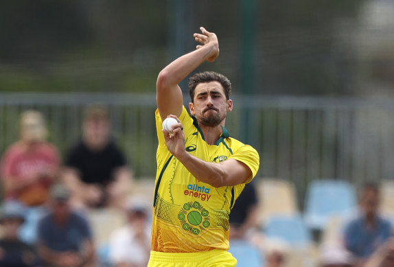 Mitchell Starc is one of five players who will be rested from the first T20 match against England in Perth on Sunday.