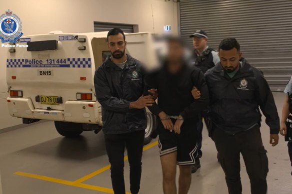 A 19-year-old man was taken to Blacktown police station on Wednesday.