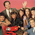Dennis Haskins with his Saved By the Bell co-stars.