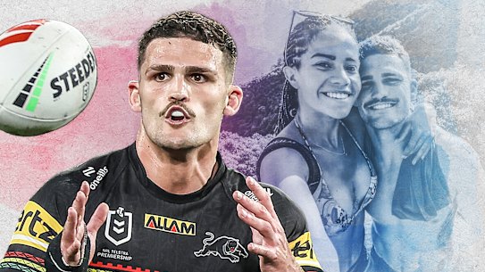 The relationship between Nathan Cleary and Mary Fowler has blossomed during the past year.
