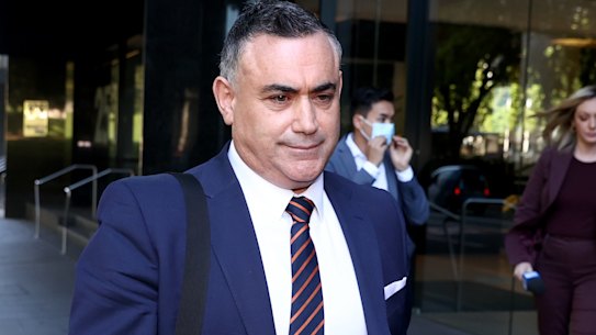 Former deputy premier John Barilaro went on a trade trip to the US in 2019.