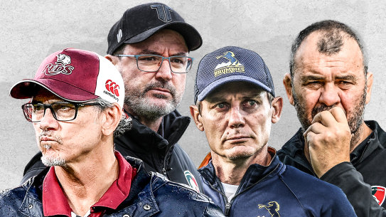 Les Kiss, Michael Cheika, Dan McKellar, Stephen Larkham