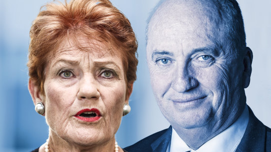Pauline Hanson says she and Barnaby Joyce are “on the same page”. 