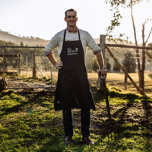 Rodney Dunn of New Norfolk eatery The Agrarian Kitchen.