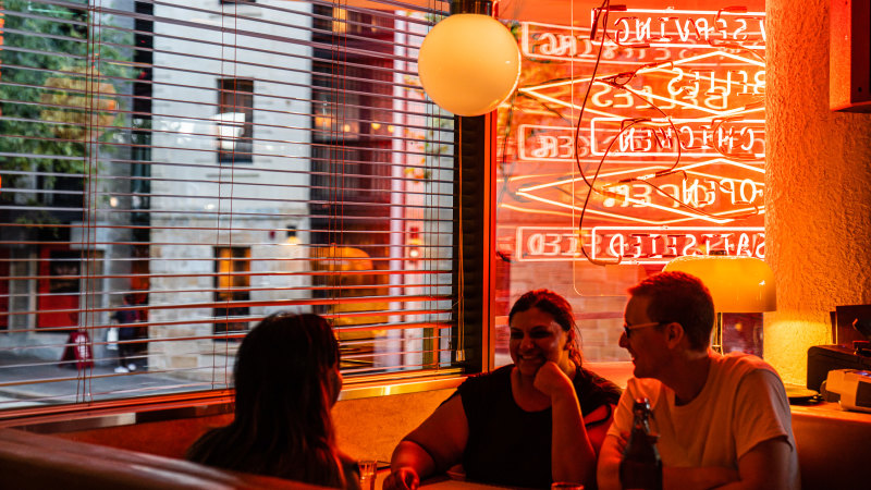 Top Sydney chefs take over food court for ’90s throwback party